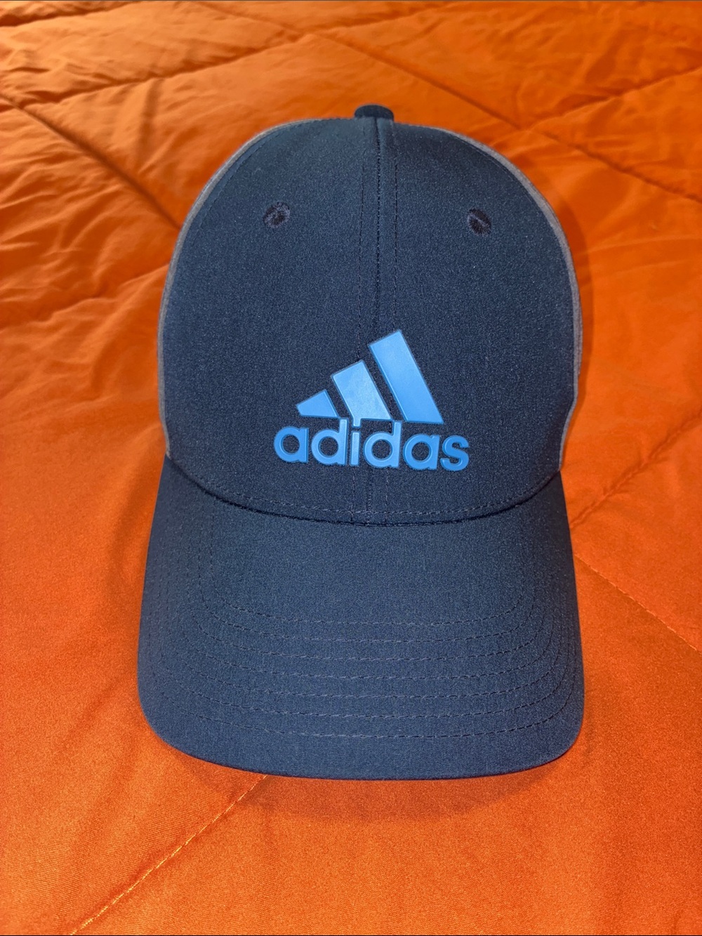 Adidas Dark Blue Baseball/Golf Cap with Light Blue Logo